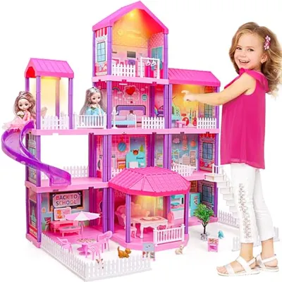 beefunni Hayal Bebek Evi 11 Odalı Pembe