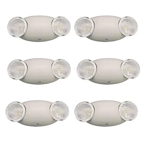 Resim Amazon Basics LED Acil Durum Işığı 6'lı Paket Nikel