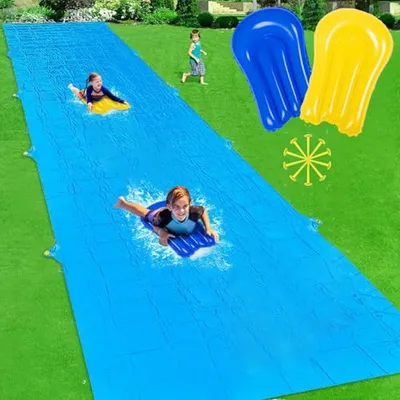 HAIROPO 30ft Ağır Hizmet Çim Su Kaydırağı
