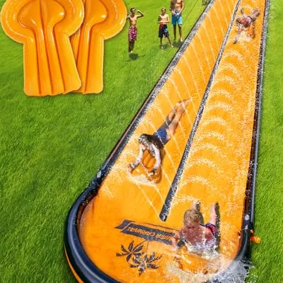 Spring Water 32ft Çift Şeritli Su Kaydırağı