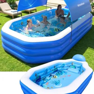 WaveHaven CT363FCW Şişme Tente Havuz Mavi