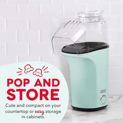Thumbnail 8 of Dash Fresh Pop Patlamış Mısır Makinesi 16 Fincan Aqua