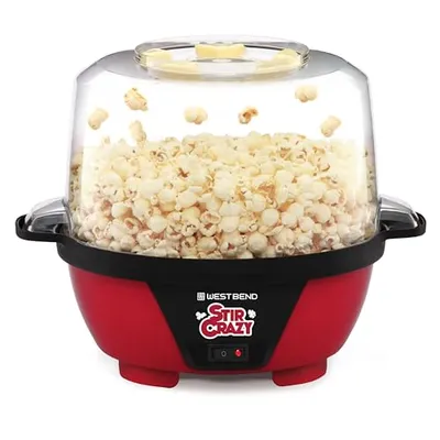 West Bend Stir Crazy 6 Litre Kırmızı Patlamış Mısır Makinesi
