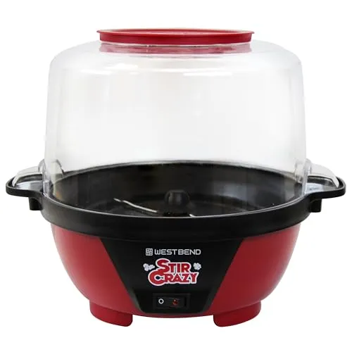 Thumbnail 10 of West Bend Stir Crazy 6 Litre Kırmızı Patlamış Mısır Makinesi