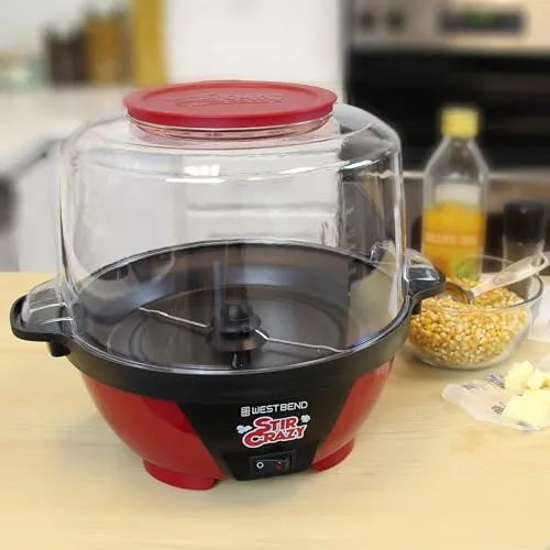 Thumbnail 11 of West Bend Stir Crazy 6 Litre Kırmızı Patlamış Mısır Makinesi
