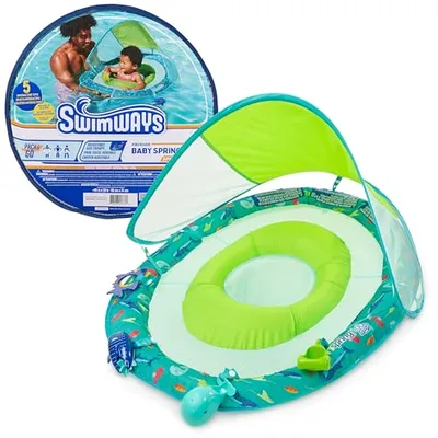 SwimWays Baby Spring Float Splash N Play Bebek Şişme Havuz Simidi