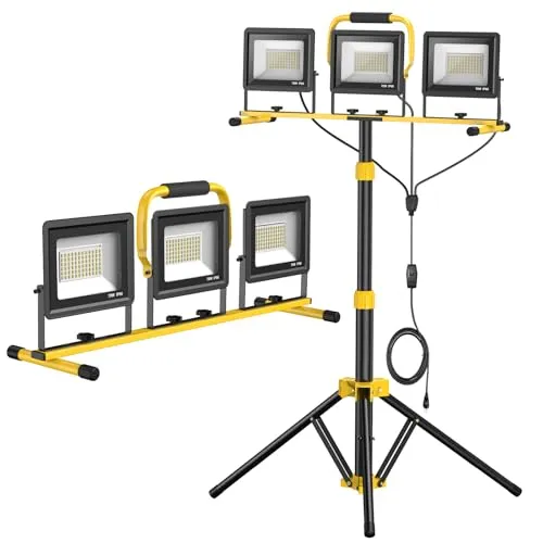 Resim SOARFLY 21000 Lümen 3 Başlıklı LED Çalışma Lambası