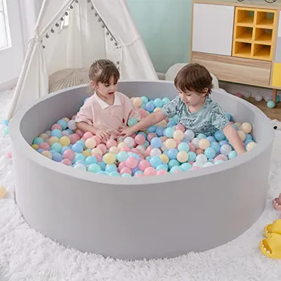 SHJADE Köpük Top Havuzu 47.2 İnç Gri 47.2 Inch