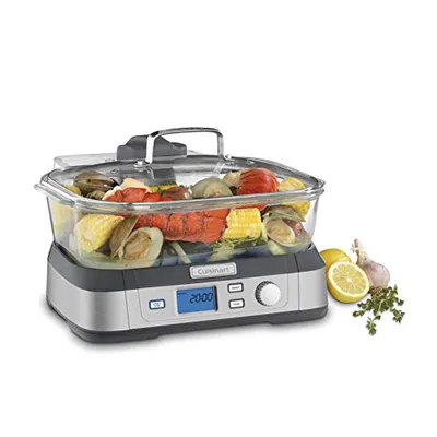 Cuisinart Cookfresh Dijital Cam Buharlı Pişirici 5 Litre Paslanmaz