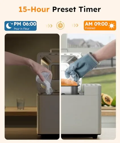 Thumbnail 6 of OSIPOTO BM8205 2LB Gümüş Ekmek Yapma Makinesi