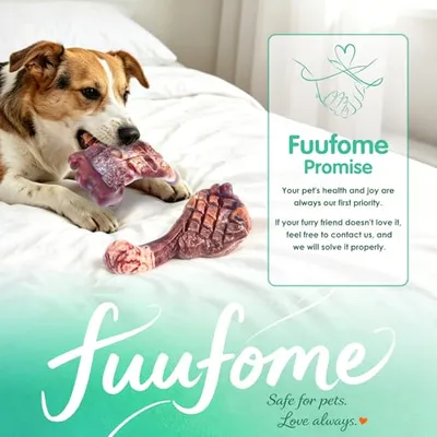 Thumbnail 5 of Fuufome Naylon Köpek Çiğneme Oyuncağı 2'li Paket Orta Boy
