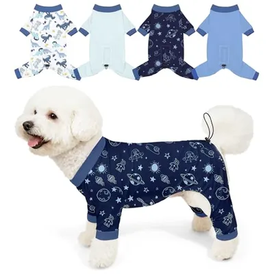Bienbee 4'lü Paket Orta Boy Köpek Pijaması