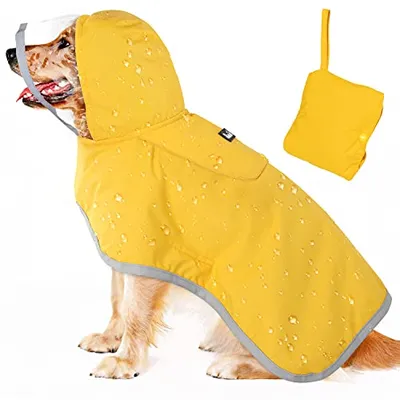 Lukovee Köpek Yağmurluğu Sarı