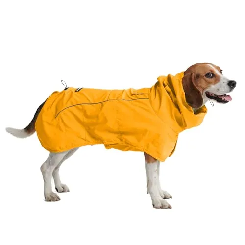 Resim Spark Paws 2XL Hardal Sarısı Köpek Yağmurluğu