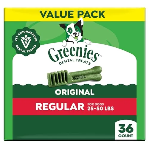 Resim Greenies Diş Çiğneme Köpek Ödülü Normal Boy Orijinal 36 Adet