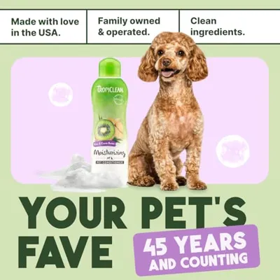 Thumbnail 7 of TropiClean Kivi Kakao Yağlı Köpek Kondisyoneri 20 oz