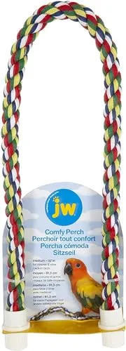 Resim JW Comfy Perch Çok Renkli Halat Tüneği Orta Boy