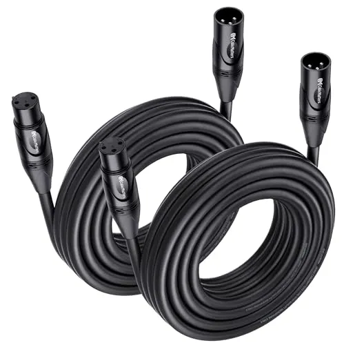 Resim Cable Matters 2'li XLR Kablo 25ft Siyah