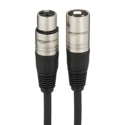 Thumbnail 3 of Amazon Basics Siyah XLR Mikrofon Kablosu 25 ft