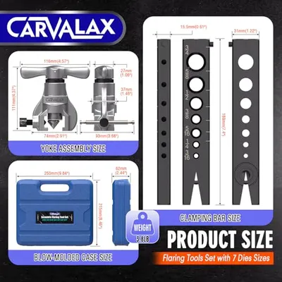 Thumbnail 2 of CARVALAX 45° Eksantrik İnç Havşa Takımı