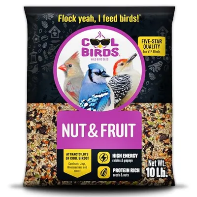 COOL BIRDS Kuruyemiş ve Meyve Yabani Kuş Yemi 10 lb