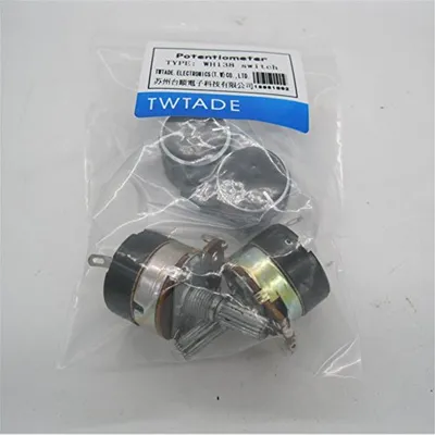 Thumbnail 6 of TWTADE 10K Ohm Lineer Dimmer Potansiyometre Anahtarı Siyah