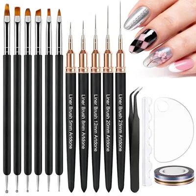 Artdone Tırnak Sanatı Kiti Siyah Set