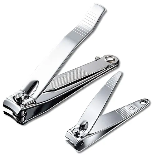 Resim ULYSIA Tırnak Makası Seti Gümüş Büyük Küçük
