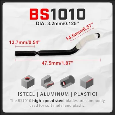 Thumbnail 3 of AFA Tooling Çapak Alma Aleti 11 M2 HSS Bıçak