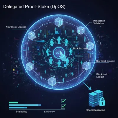 گواه اثبات سهام نیابتی (Delegated Proof-of-Stake / DPoS) چیست؟