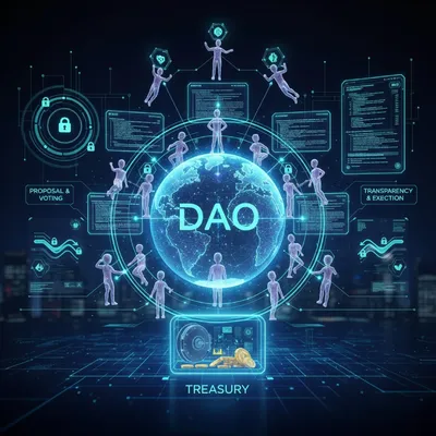 سازمان خودگردان غیرمتمرکز (DAO) چگونه مدیریت می‌شود؟